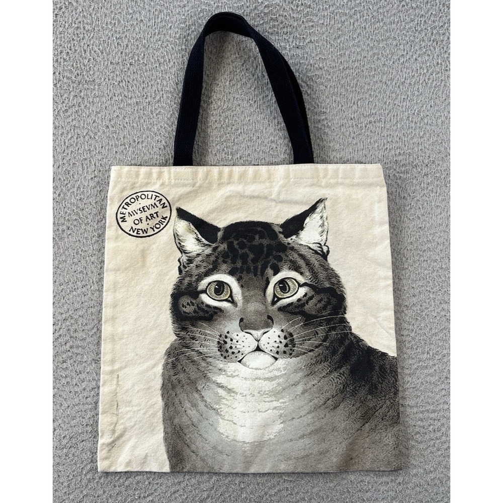 Metropolitan Museum Of Art The Favorite Cat Tote Bag 15x14 Inches